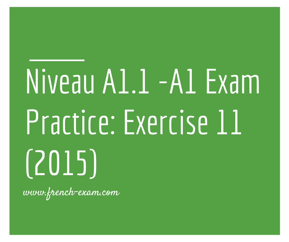 Exam Practice_ Exercise 11 (2015)