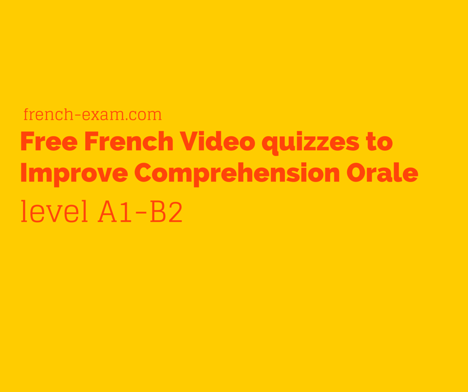 Free French Video exercises to Improve
