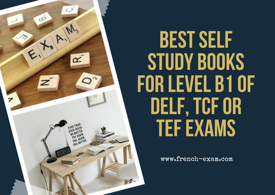 Best self study books for level B1 of DELF, TCF or TEF exams